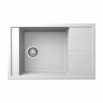   ELLECI- Mosogatótálca Unico 305 78x50 Granitek 1 m. +cseppt. Bianco G68