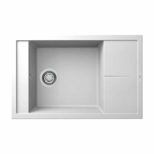 ELLECI- Mosogatótálca Unico 305 78x50 Granitek 1 m. +cseppt. Bianco G68