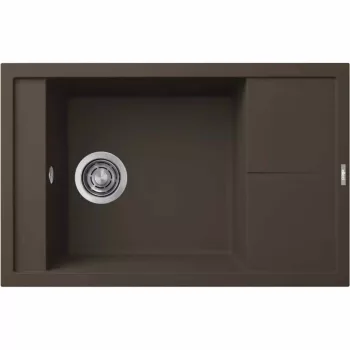   ELLECI- Mosogatótálca Unico 305 78x50 Granitek 1 m. +cseppt. Espresso G78