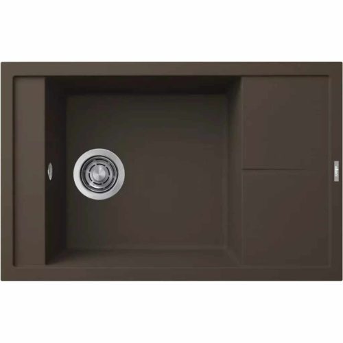 ELLECI- Mosogatótálca Unico 305 78x50 Granitek 1 m. +cseppt. Espresso G78