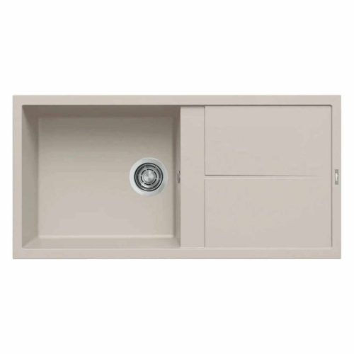 ELLECI- Mosogatótálca Unico 480 100x50 Granitek 1 m. +cseppt. Bianco soft G39