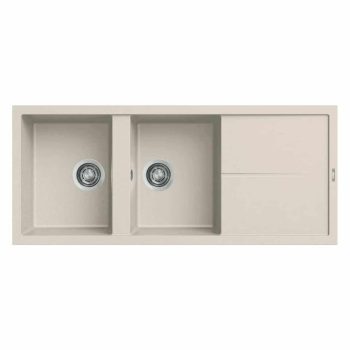   ELLECI- Mosogatótálca Unico 500 116x51 Granitek 2 m. +cseppt. Bianco soft G39