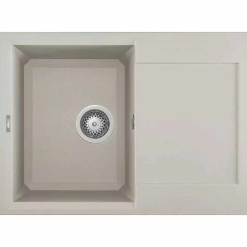 ELLECI- Mosogatótálca Easy 135 68x50 Granitek 1 m. +cseppt. Bianco soft G39