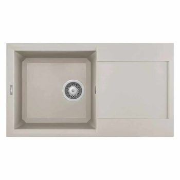   ELLECI- Mosogatótálca Easy 290 78x43.5 Granitek 1 m. +cseppt. Bianco soft G39