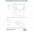 ELLECI- Mosogatótálca Dialogo 360 Workstation Keratek K99 Dark Grey arany tartozékokkal