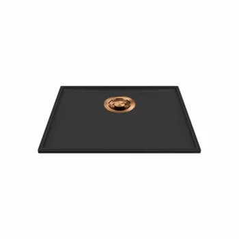   ELLECI- Mosogatótálca Essenza 50 46,2x38,2 Keratek 1 m. K86 Black bronz tartozékokkal