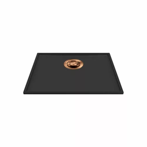ELLECI- Mosogatótálca Essenza 50 46,2x38,2 Keratek 1 m. K86 Black bronz tartozékokkal