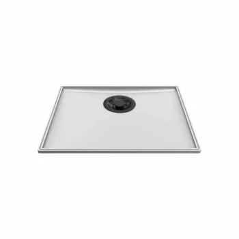   ELLECI- Mosogatótálca Essenza 50 46,2x38,2 Keratek 1 m. K96 White fekete tartozékokkal