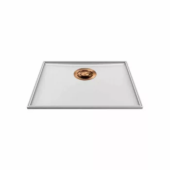   ELLECI- Mosogatótálca Essenza 50 46,2x38,2 Keratek 1 m. K96 White bronz tartozékokkal