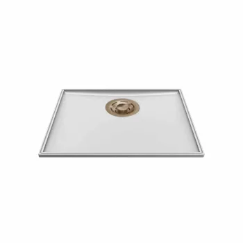   ELLECI- Mosogatótálca Essenza 50 46,2x38,2 Keratek 1 m. K96 White arany tartozékokkal