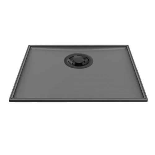 ELLECI- Mosogatótálca Essenza 50 46,2x38,2 Keratek K99 Dark Grey fekete tartozékokkal
