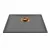 ELLECI- Mosogatótálca Essenza 50 46,2x38,2 Keratek K99 Dark Grey bronz tartozékokkal
