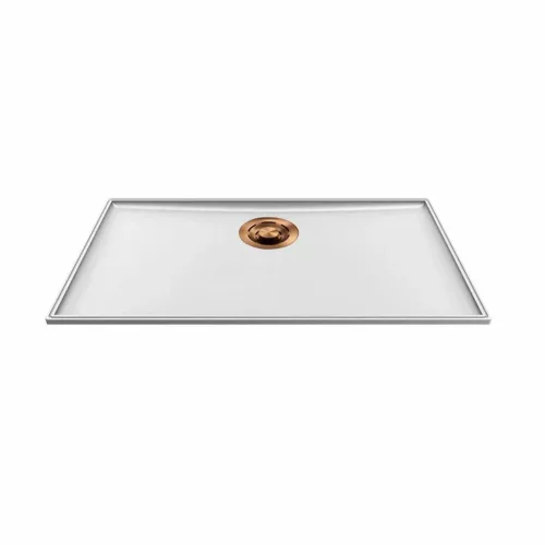ELLECI- Mosogatótálca Essenza 70 68,2x38,2 Keratek 1 m. K96 White bronz tartozékkal