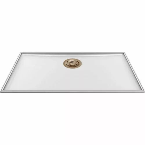 ELLECI- Mosogatótálca Essenza 70 68,2x38,2 Keratek 1 m. K96 White arany tartozékkal