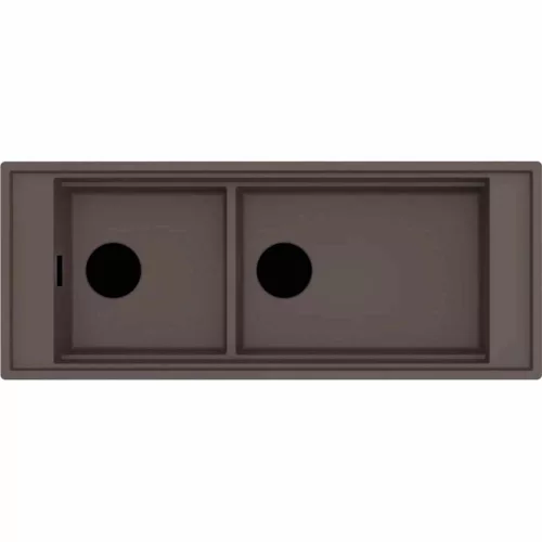 ELLECI- Mosogatótálca Mixology 590 1140x392 Keratek K87 Cocoa fekete tartozékokkal