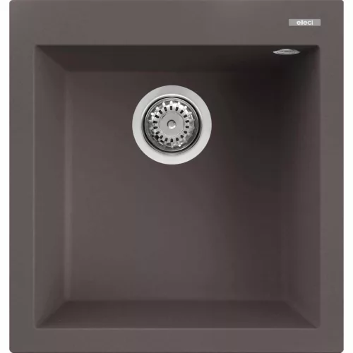 ELLECI- Mosogatótálca Quadra 102 47x50 Keratek 1 m. K87 Cocoa