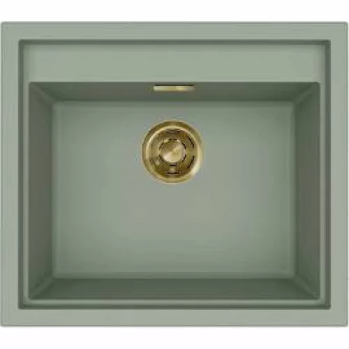 ELLECI - Mosogatótálca Sintesi 105  K82 Sage Green arany tartozékokkal