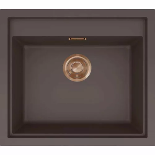ELLECI- Mosogatótálca Sintesi 105 Keratek K87 Cocoa bronz tartozékokkal