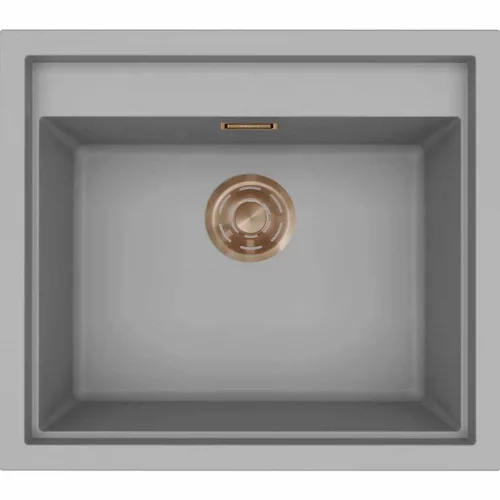 ELLECI- Mosogatótálca Sintesi 105 Keratek K99 Dark Grey bronz tartozékokkal