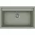 ELLECI- Mosogatótálca Sintesi 130 Keratek K82 Sage Green inox tartozékokkal