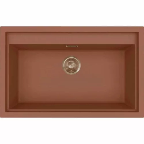 ELLECI- Mosogatótálca Sintesi 130 Keratek K83 Cavern Clay bronz tartozékokka
