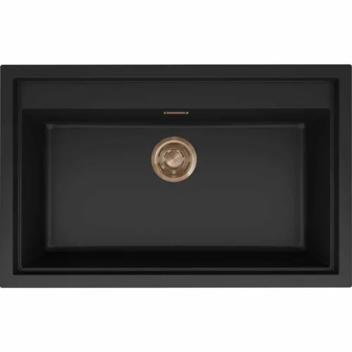 ELLECI- Mosogatótálca Sintesi 130 Keratek K86 Black bronz tartozékokkal