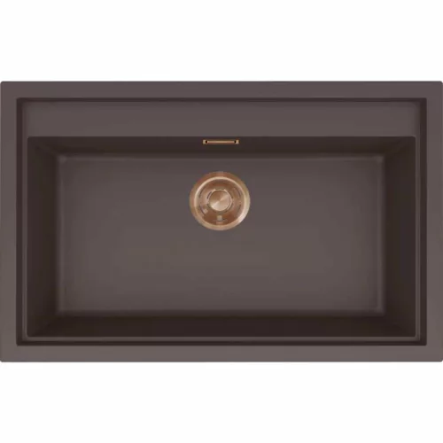 ELLECI- Mosogatótálca Sintesi 130 Keratek K87 Cocoa bronz tartozékokkal