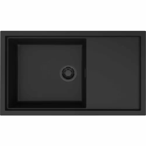ELLECI - Mosogatótálca Sintesi 410 K86 Black fekete tartozékokkal