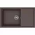 ELLECI- Mosogatótálca Sintesi 410 Keratek K87 Cocoa inox tartozékokkal
