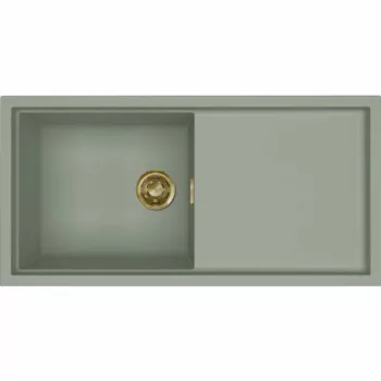   ELLECI - Mosogatótálca Sintesi 480 K82 Sage Green arany tartozékokkal