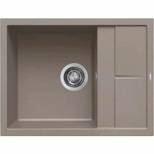 ELLECI- Mosogatótálca Unico 125 65x50 Keratek 1 m. +cseppt. K89 Dove