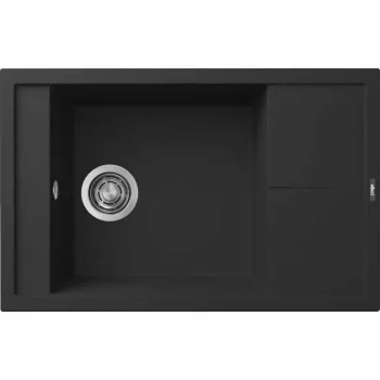   ELLECI- Mosogatótálca Unico 305 78x50 Keratek 1 m. +cseppt. K86 Black