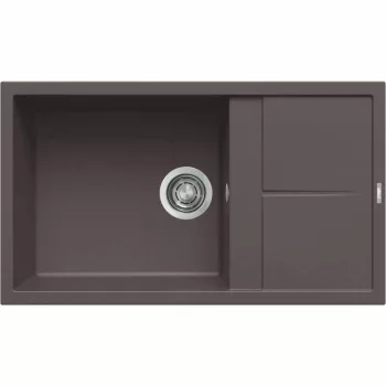   ELLECI- Mosogatótálca Unico 410 86x50 Keratek 1 m. +cseppt. K87 Cocoa