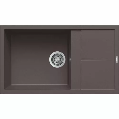 ELLECI- Mosogatótálca Unico 410 86x50 Keratek 1 m. +cseppt. K87 Cocoa