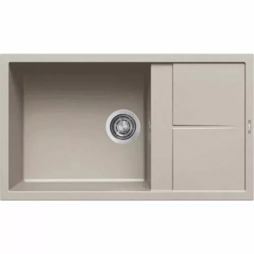 ELLECI- Mosogatótálca Unico 410 86x50 Keratek 1 m. +cseppt. K95 Champagne