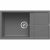 Elleci - Mosogatótálca- Mosogatótálca Unico 410 86x50 Keratek 1 m. +cseppt. Dark Grey K99    KIFUTÓ