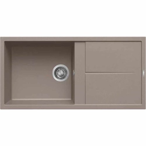 ELLECI- Mosogatótálca Unico 480 100x50 Keratek 1 m. +cseppt. K89 Dove