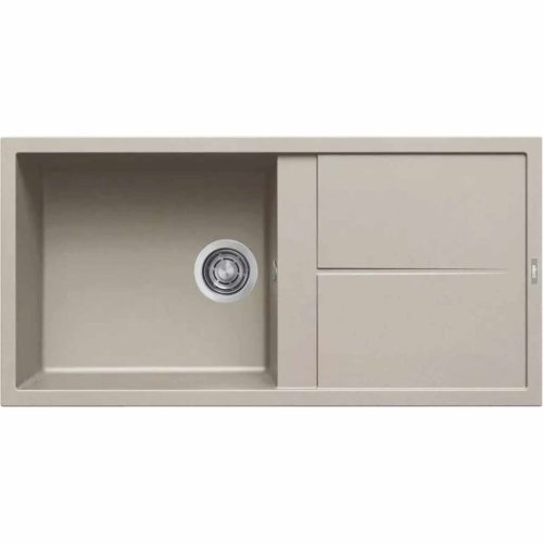 ELLECI- Mosogatótálca Unico 480 100x50 Keratek 1 m. +cseppt. K95 Champagne