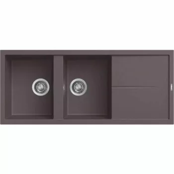   ELLECI- Mosogatótálca Unico 500 116x51 Keratek 2 m. +cseppt. K87 Cocoa