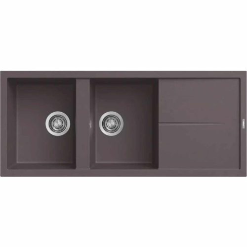 ELLECI- Mosogatótálca Unico 500 116x51 Keratek 2 m. +cseppt. K87 Cocoa