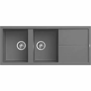   ELLECI- Mosogatótálca Unico 500 116x51 Keratek 2 m. +cseppt. K99 Concrete