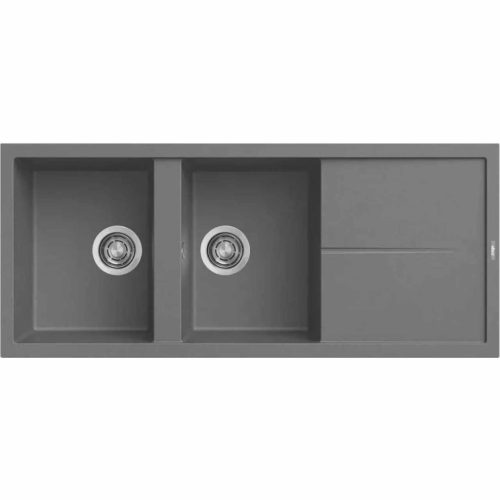 ELLECI- Mosogatótálca Unico 500 116x51 Keratek 2 m. +cseppt. K99 Concrete