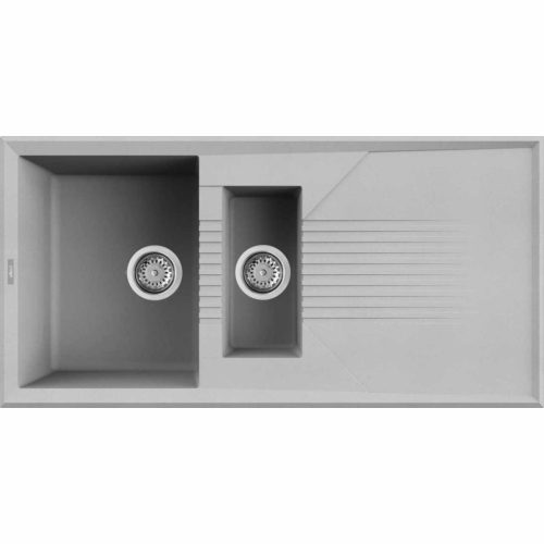 ELLECI - Mosogatótálca Tekno 475 M79 aluminium - A készlet erejéig rendelhető!