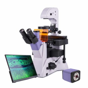   MAGUS Lum VD500L LCD fluoreszcens fordított digitális mikroszkóp