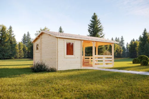 Timber Ladoga faház,kerti tároló, 24,96 m2, 44 mm