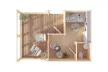 Timber Ladoga faház,kerti tároló, 24,96 m2, 44 mm