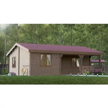 Timber Manitoba faház 56 m2, 44 mm