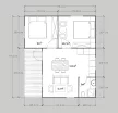 Timber Manitoba faház 56 m2, 44 mm