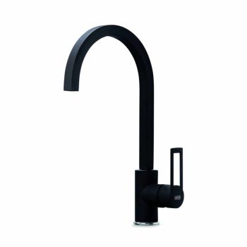   Elleci - Csaptelep Bridge Vitrotek Black 86 - Kifutó termék!