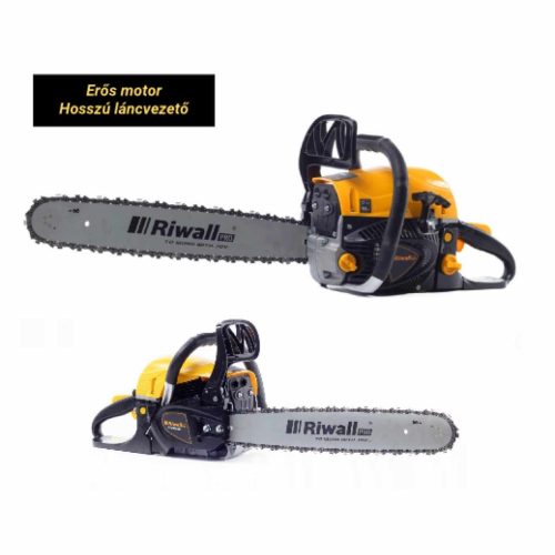 RIWALL benzinmotoros láncfűrész, 55 cm³, 50 cm, RPCS 5550